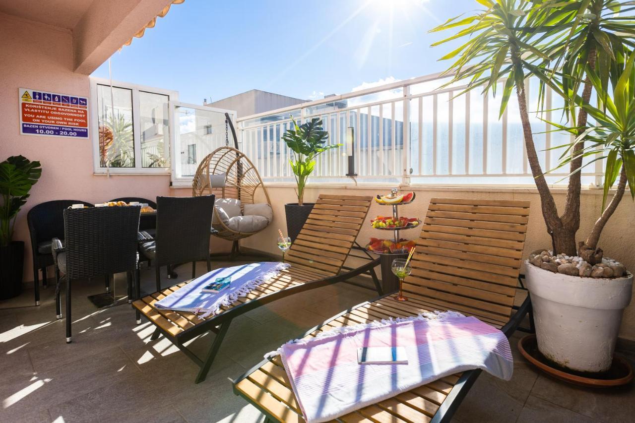 Apartment Rose Pool Comfort Dubrovnik Bagian luar foto